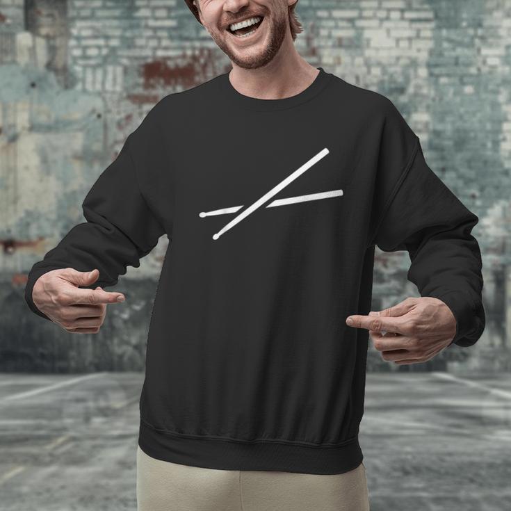 Drumsticks Drum Kit Men Graphic Sweatshirt Drumsticks Drum Kit Men Graphic Sweatshirt