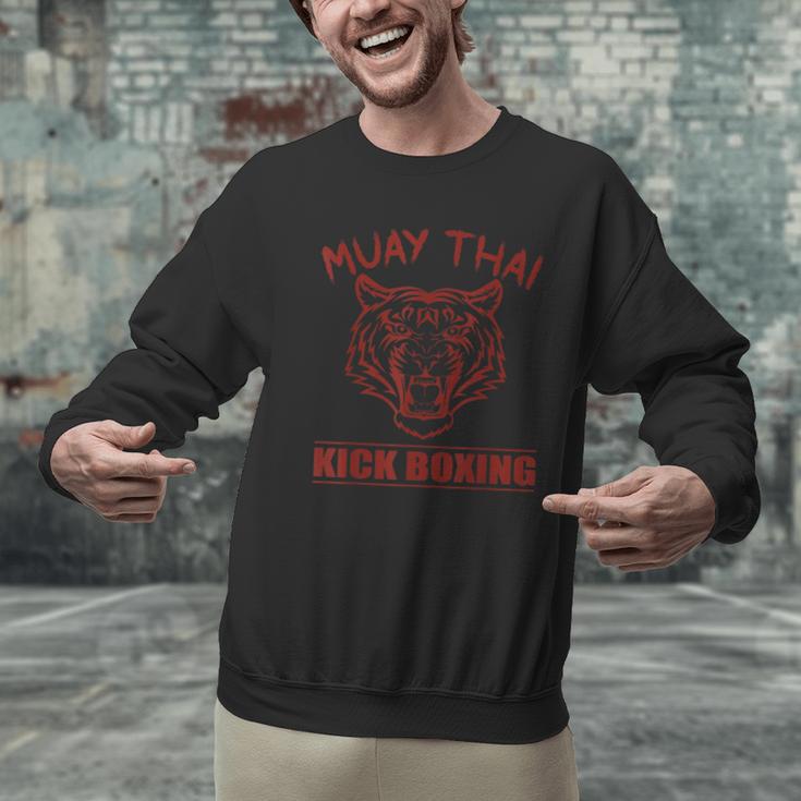 Great Muay Thai Tiger Kickboxing Martial Artist Men Graphic Sweatshirt Great Muay Thai Tiger Kickboxing Martial Artist Men Graphic Sweatshirt