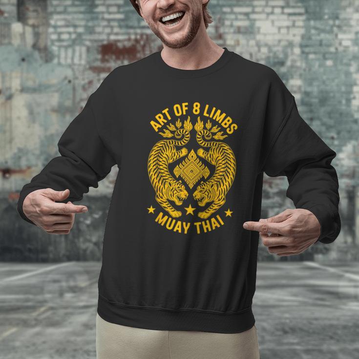 Muay Thai Art Of 8 Limbs Thai Boxing Men Graphic Sweatshirt Muay Thai Art Of 8 Limbs Thai Boxing Men Graphic Sweatshirt
