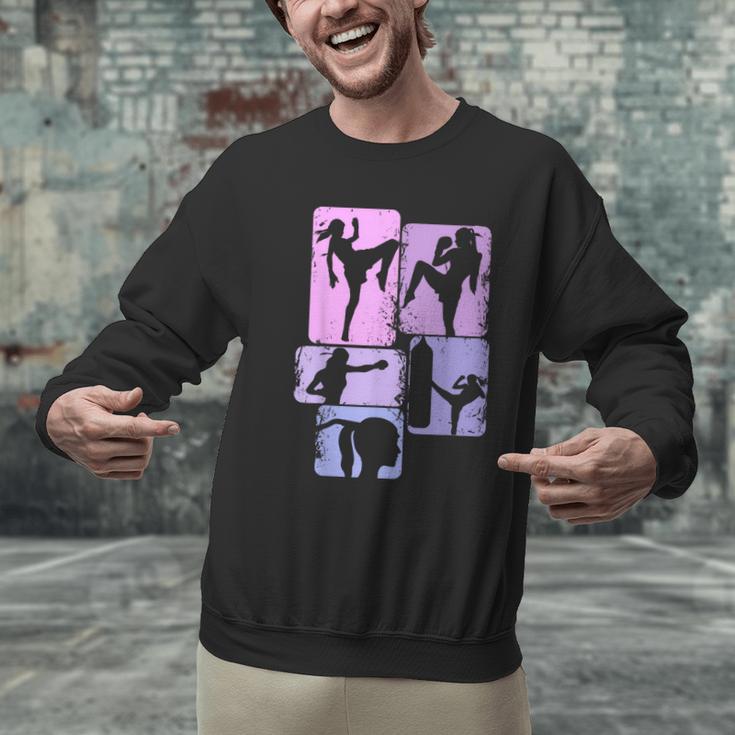 Muay Thai Thai Boxes Girls Kids Women Men Graphic Sweatshirt