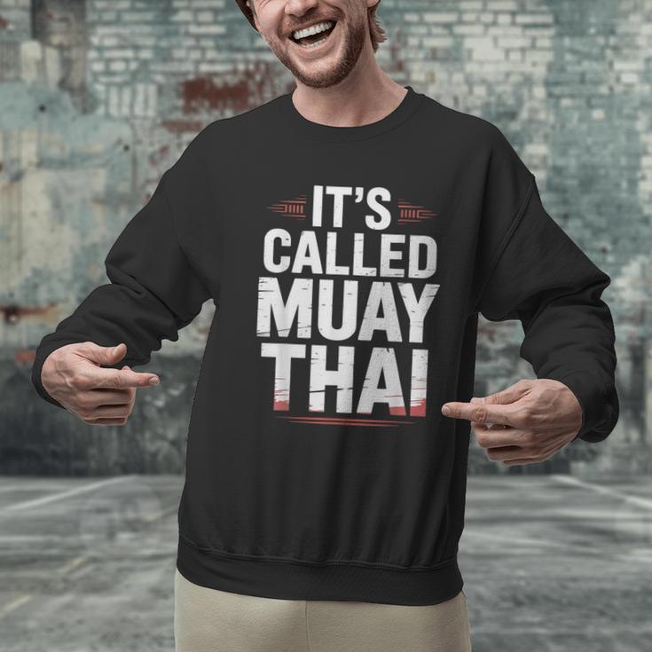 Muay Thai Condition Humor Lifestyle Identity Training Men Graphic Sweatshirt