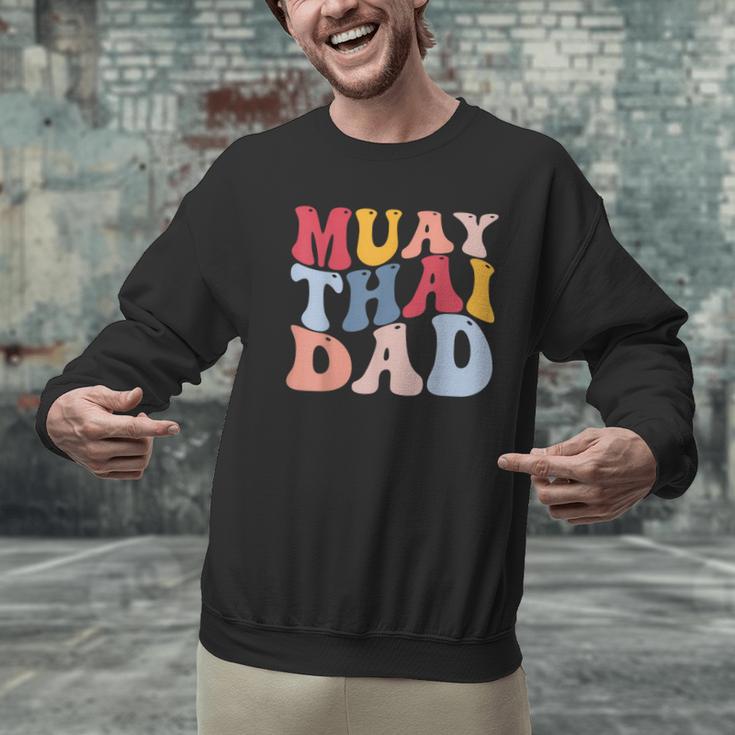 Muay Thai Dad Thai Boxing Dad Men Graphic Sweatshirt Muay Thai Dad Thai Boxing Dad Men Graphic Sweatshirt