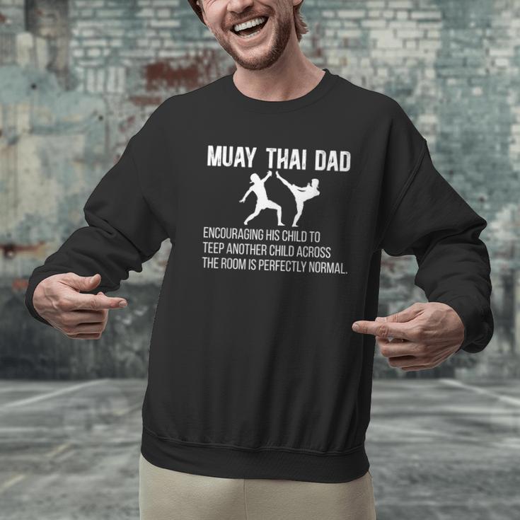 Muay Thai Dad Definition Muay Thai Father Men Graphic Sweatshirt