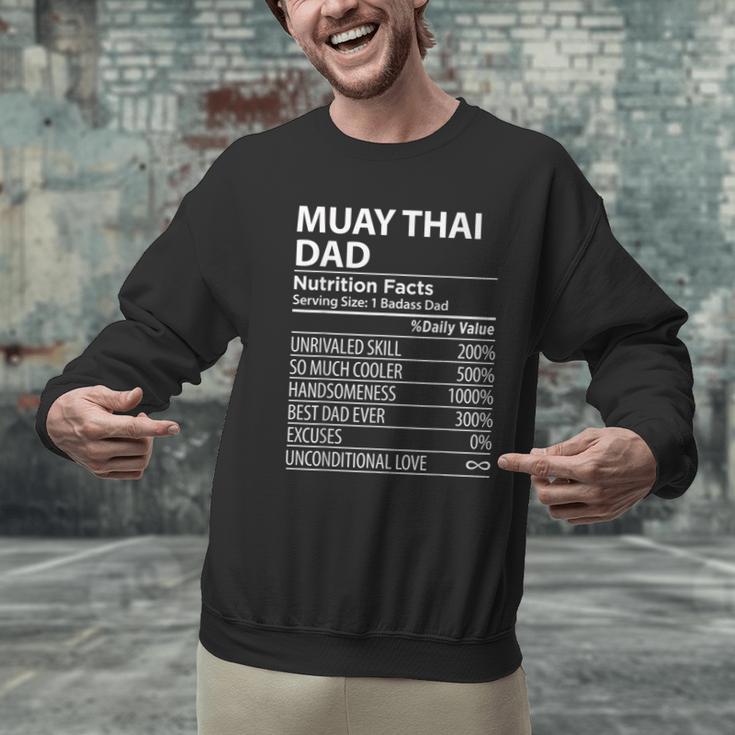 Muay Thai Dad Nutrition Facts Muay Thai Dad Men Graphic Sweatshirt Muay Thai Dad Nutrition Facts Muay Thai Dad Men Graphic Sweatshirt