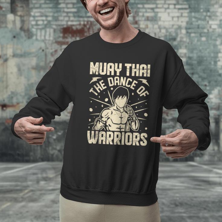 Muay Thai The Dance Of Warriors Muay Thai Men Graphic Sweatshirt Muay Thai The Dance Of Warriors Muay Thai Men Graphic Sweatshirt