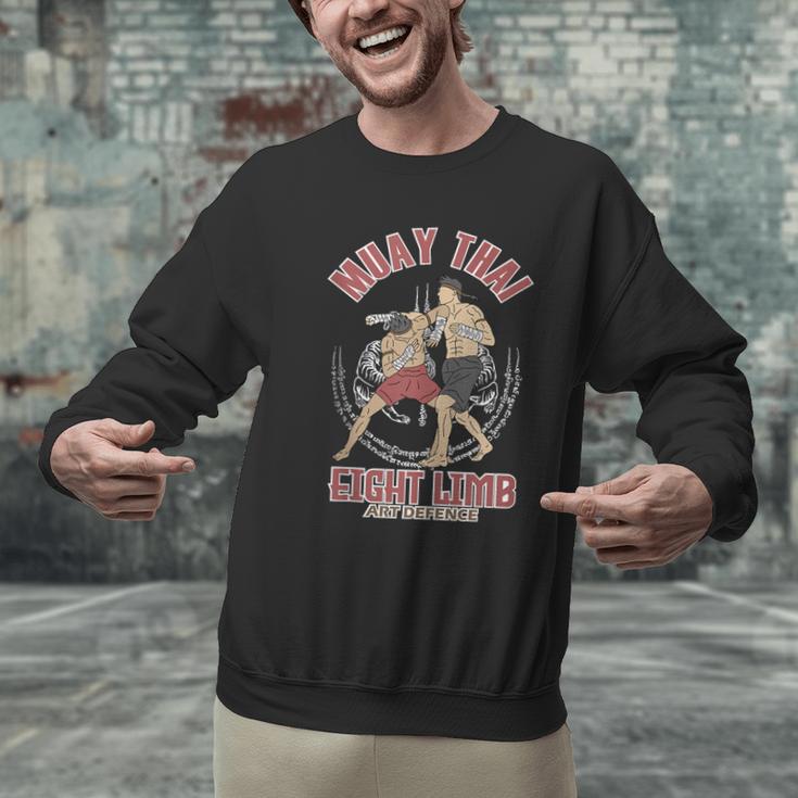 Muay Thai Eight Limb Art Defence Men Graphic Sweatshirt Muay Thai Eight Limb Art Defence Men Graphic Sweatshirt