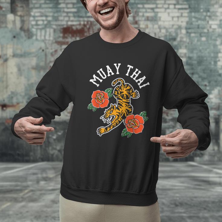 Muay Thai Fighter Hobby Martial Arts Boxing Men Graphic Sweatshirt Muay Thai Fighter Hobby Martial Arts Boxing Men Graphic Sweatshirt