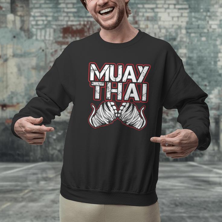 Muay Thai Lover For Fight Fans Men Graphic Sweatshirt