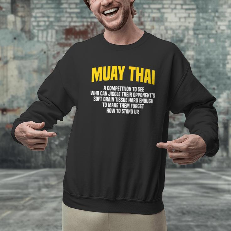 Muay Thai Martial Arts Combat Sports Men Graphic Sweatshirt