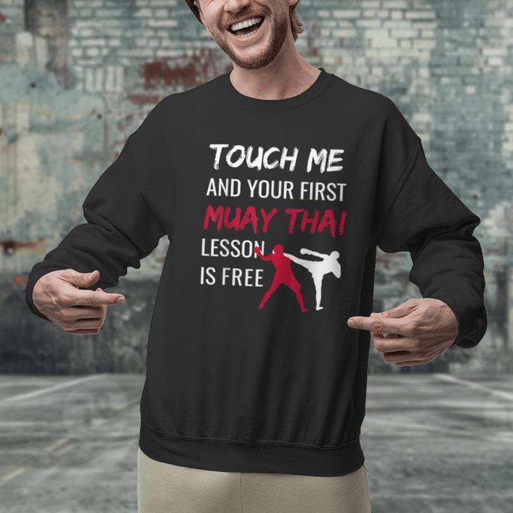 Muay Thai Martial Arts Combat Sports Self Defense Men Graphic Sweatshirt Muay Thai Martial Arts Combat Sports Self Defense Men Graphic Sweatshirt