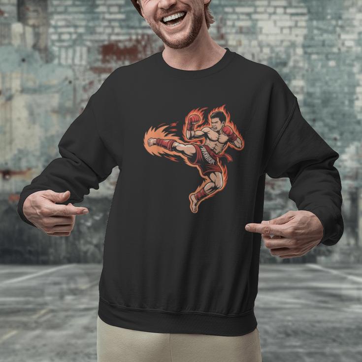 Muay Thai Mongkol Headband Minimal Clean Art Fighter Men Graphic Sweatshirt Muay Thai Mongkol Headband Minimal Clean Art Fighter Men Graphic Sweatshirt