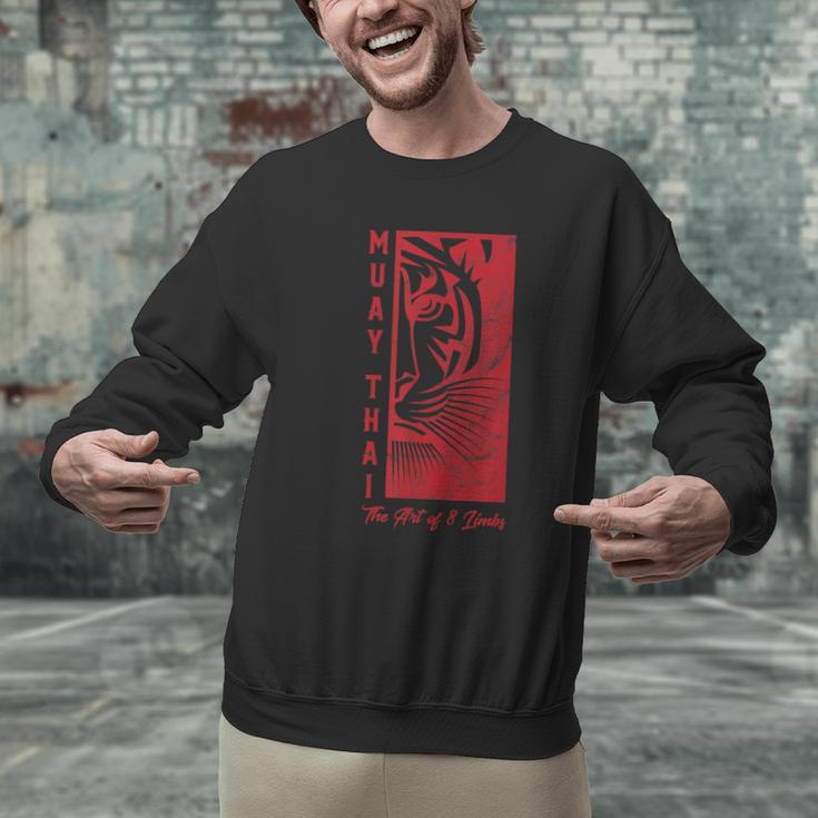 Muay Thai Tiger Art Of 8 Limbs Kickboxing Shirt Men Graphic Sweatshirt Muay Thai Tiger Art Of 8 Limbs Kickboxing Shirt Men Graphic Sweatshirt