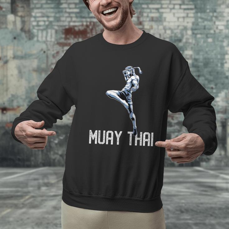 Muay Thai Tiger Nak Muay Kickboxing Men Graphic Sweatshirt Muay Thai Tiger Nak Muay Kickboxing Men Graphic Sweatshirt