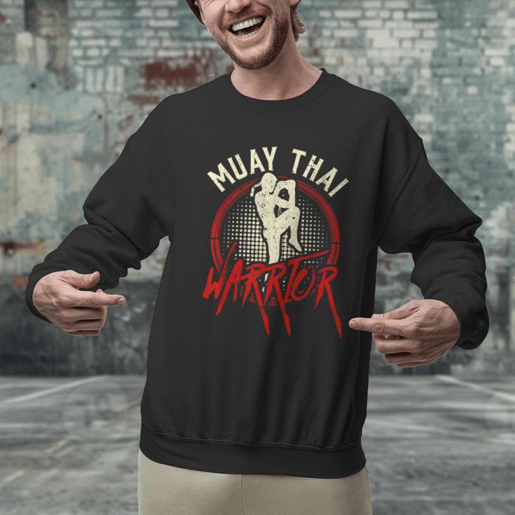 Muay Thai Warrior Fighter Boxing Martial Arts Hobby Men Graphic Sweatshirt Muay Thai Warrior Fighter Boxing Martial Arts Hobby Men Graphic Sweatshirt