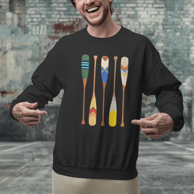 Paddle Canoe Men Graphic Sweatshirt