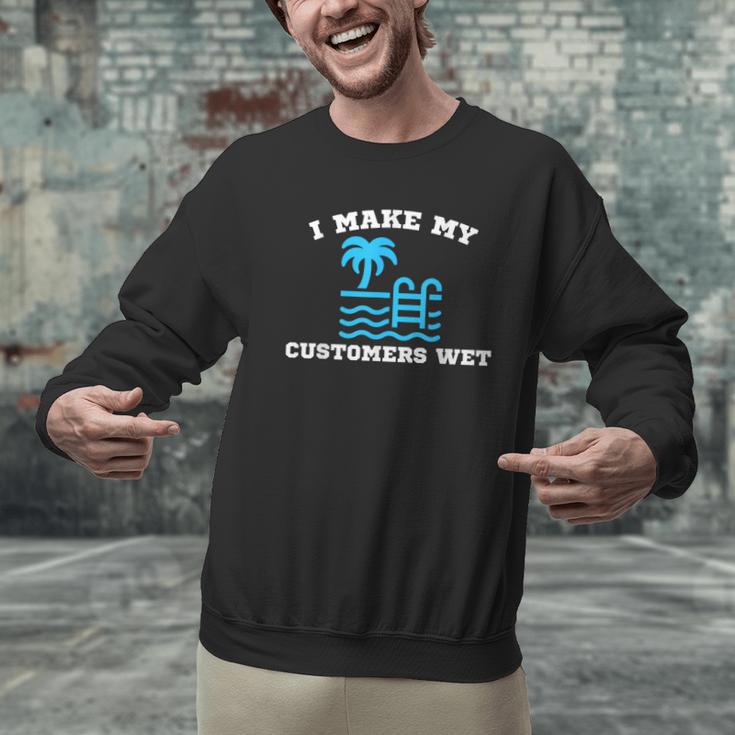 Pool Boy For Swimming Pool Service Guy Men Graphic Sweatshirt
