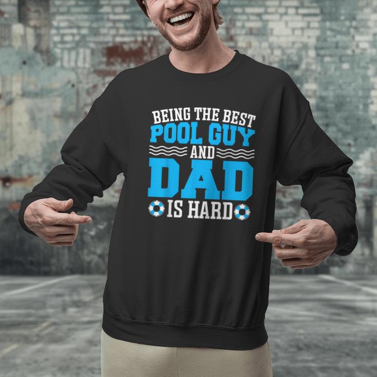 Pool Guy And Pool Dad Men Swimming Pool Owner Men Graphic Sweatshirt Pool Guy And Pool Dad Men Swimming Pool Owner Men Graphic Sweatshirt