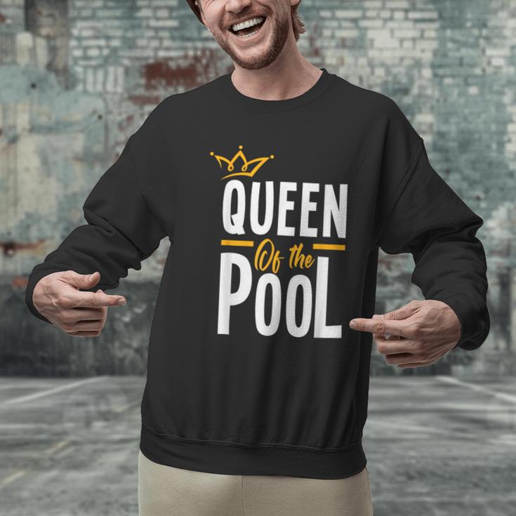 Queen Of The Pool Swimmers Swimming Swimmer Men Graphic Sweatshirt