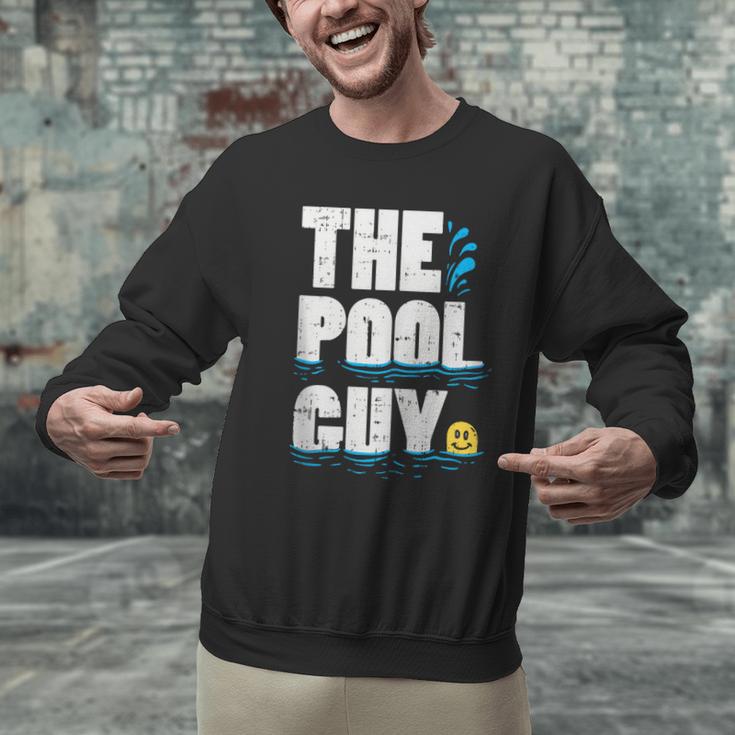 Summer Pool Guy Swimming Pool Boy Men Graphic Sweatshirt Summer Pool Guy Swimming Pool Boy Men Graphic Sweatshirt