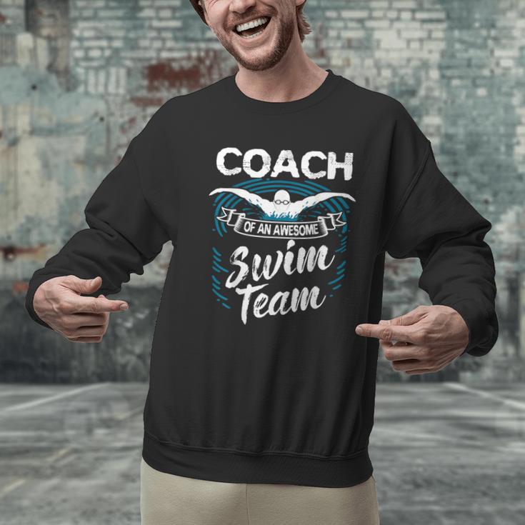 Swim Coach Professional Instructor Swimming Lesson Sport Men Graphic Sweatshirt Swim Coach Professional Instructor Swimming Lesson Sport Men Graphic Sweatshirt