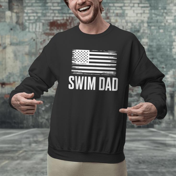 Swim Dad Art For Dad Father Men Swim Team Dad Swimming Coach Men Graphic Sweatshirt Swim Dad Art For Dad Father Men Swim Team Dad Swimming Coach Men Graphic Sweatshirt