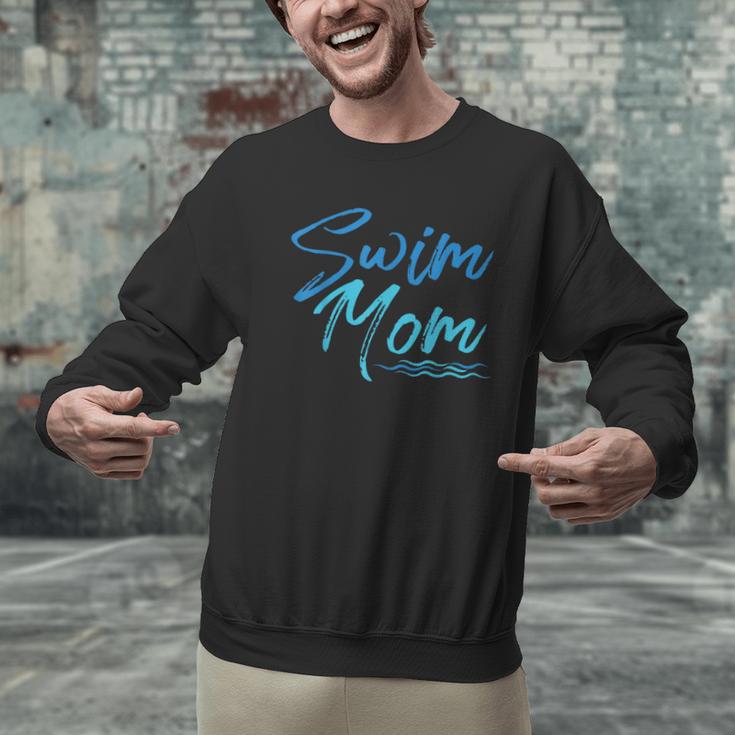 Swim Mom Swimming Cute Men Graphic Sweatshirt Swim Mom Swimming Cute Men Graphic Sweatshirt