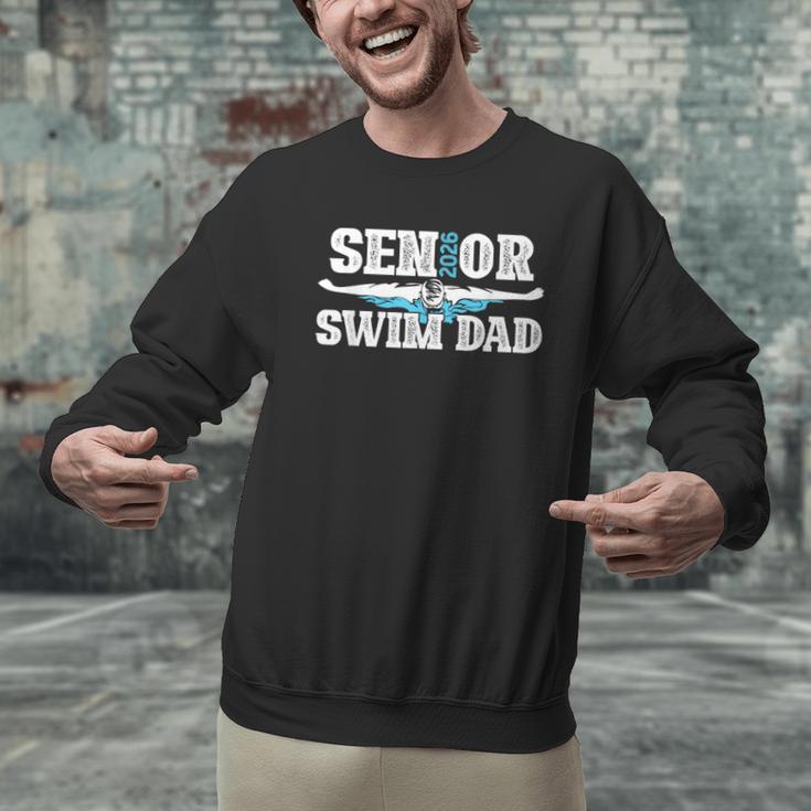 Swim Senior Dad 2026 Proud Swimming Senior Father 2026 Men Graphic Sweatshirt Swim Senior Dad 2026 Proud Swimming Senior Father 2026 Men Graphic Sweatshirt