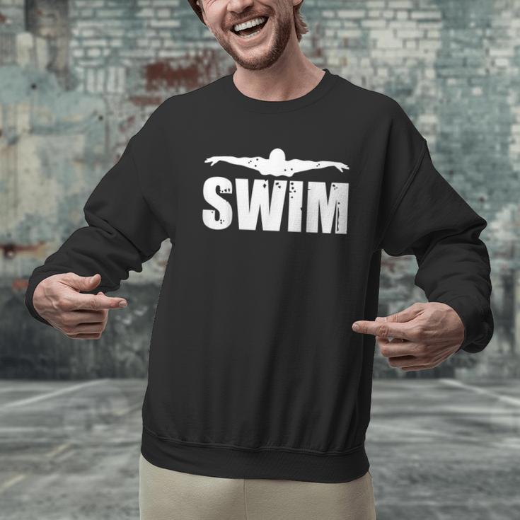 Swim Sports Swimming Water Athletic Swimmer Men Graphic Sweatshirt Swim Sports Swimming Water Athletic Swimmer Men Graphic Sweatshirt