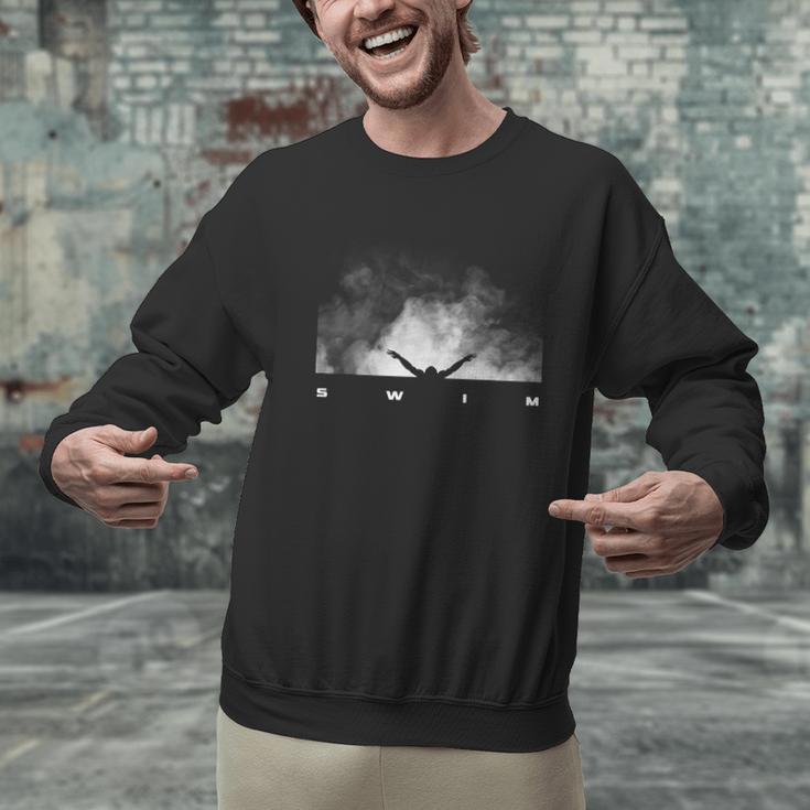 Swim Swimmer Swimming Men Graphic Sweatshirt Swim Swimmer Swimming Men Graphic Sweatshirt