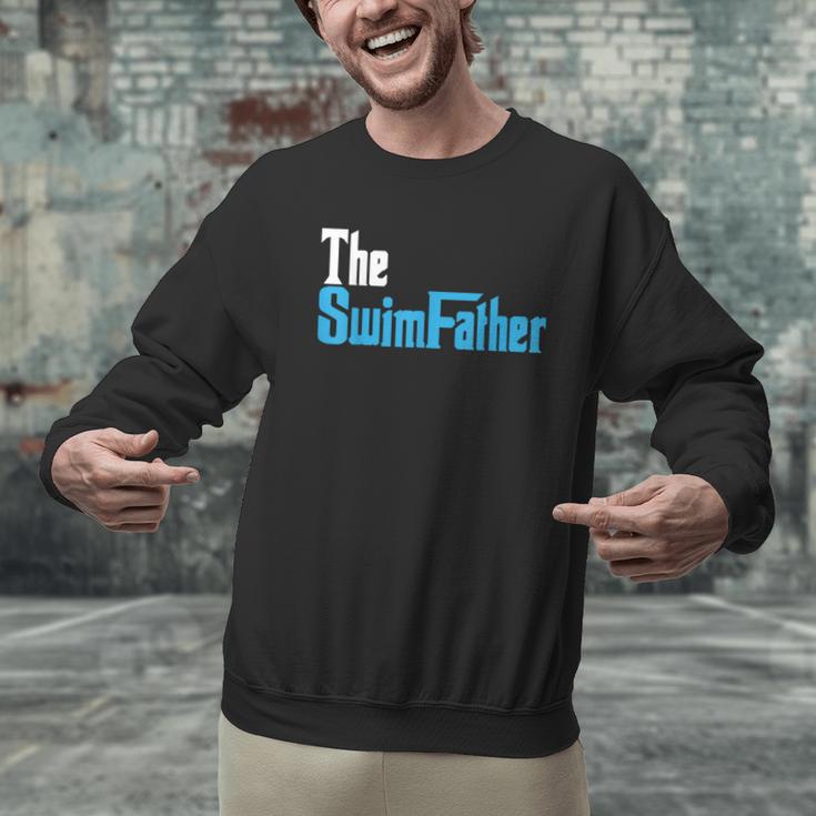 The SwimFather Saying Tee For Swimming Fatehrs Men Graphic Sweatshirt The SwimFather Saying Tee For Swimming Fatehrs Men Graphic Sweatshirt