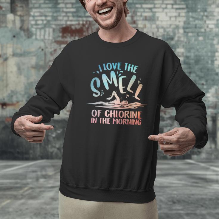 Swimmer Art For Men Women Swim Team Coach Swimming Men Graphic Sweatshirt