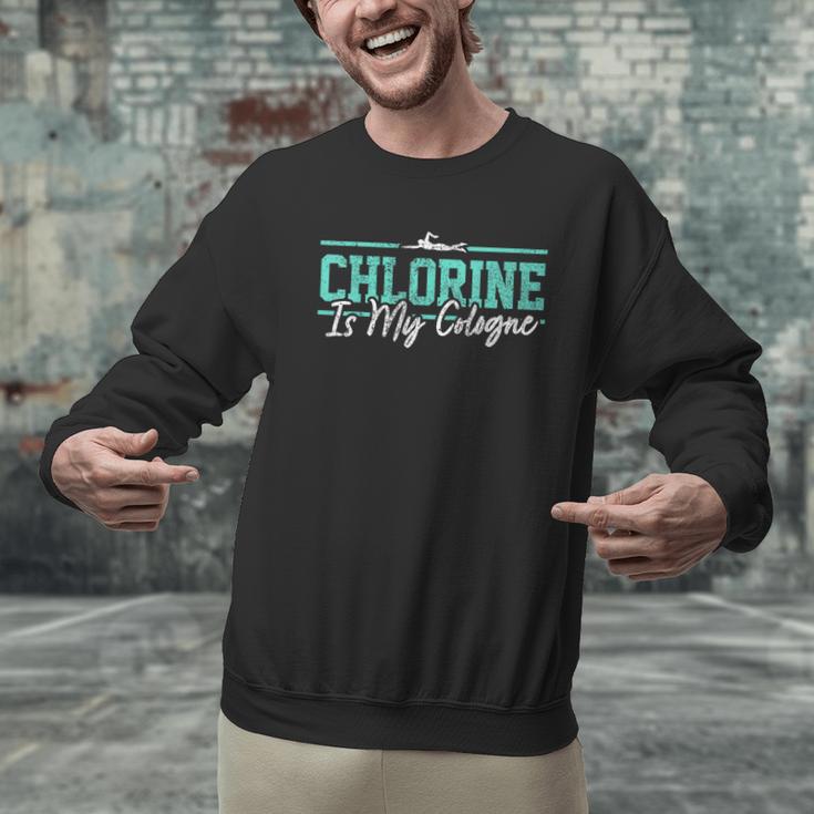 Swimming Humor Swimmer Chlorine Joke Swim Men Graphic Sweatshirt Swimming Humor Swimmer Chlorine Joke Swim Men Graphic Sweatshirt