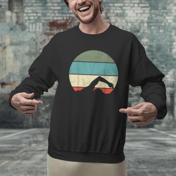 Swimming Men Graphic Sweatshirt