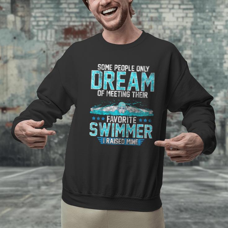 Swimming Parent Swimmer Mom Dad My Favorite Swim Meet Men Graphic Sweatshirt Swimming Parent Swimmer Mom Dad My Favorite Swim Meet Men Graphic Sweatshirt