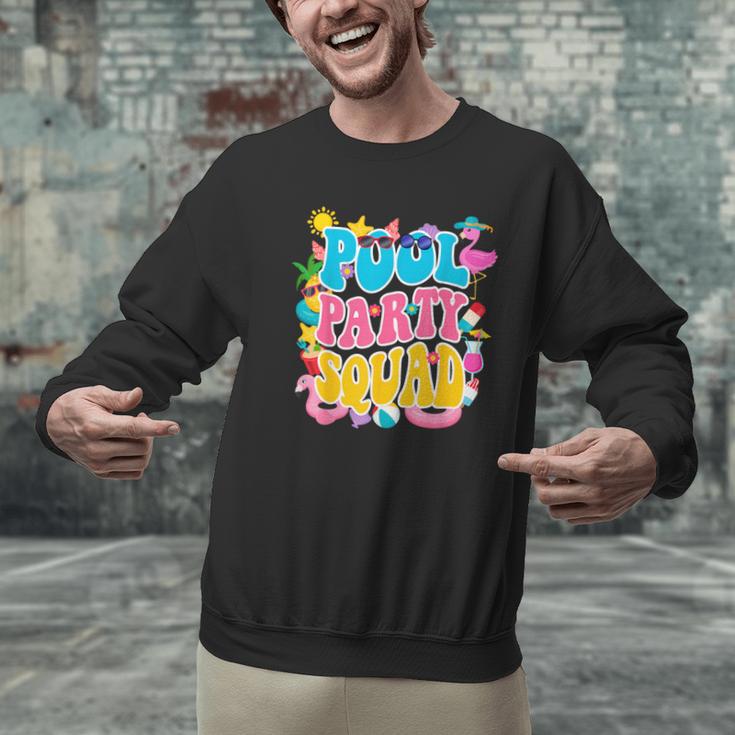 Swimming Pool Party Squad Beach Pool Party Matching Beach Men Graphic Sweatshirt Swimming Pool Party Squad Beach Pool Party Matching Beach Men Graphic Sweatshirt