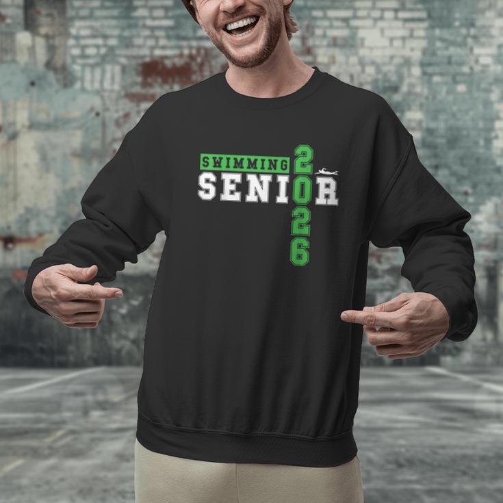 Swimming Senior Night Swim Senior 2026 Graduation 33 Men Graphic Sweatshirt Swimming Senior Night Swim Senior 2026 Graduation 33 Men Graphic Sweatshirt