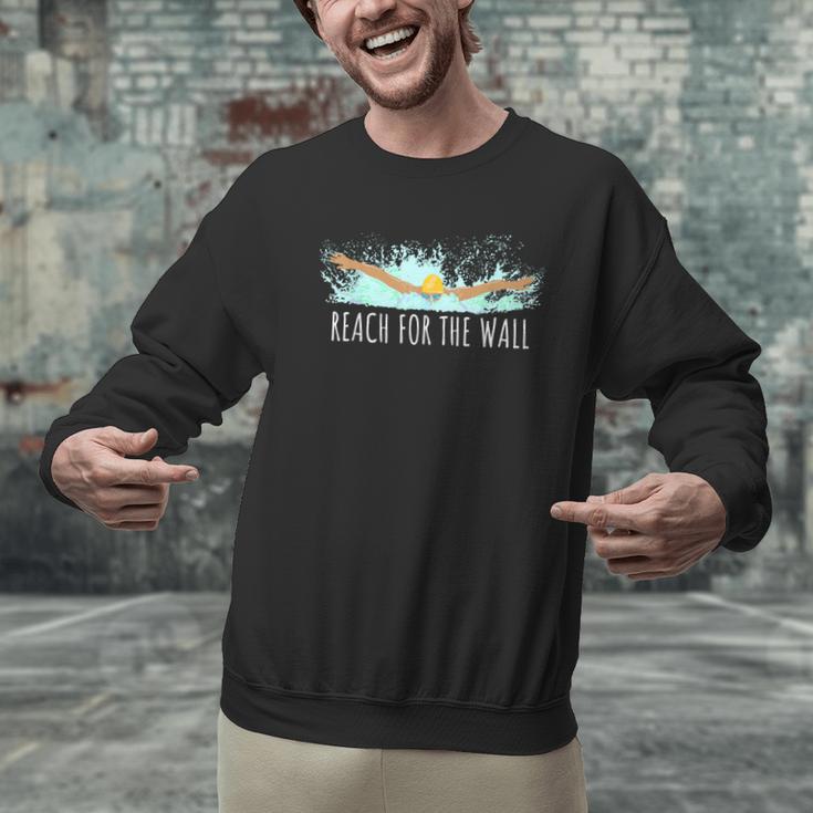 Swimming Swim Team Gear For a Swimmer Quote Saying Men Graphic Sweatshirt Swimming Swim Team Gear For a Swimmer Quote Saying Men Graphic Sweatshirt