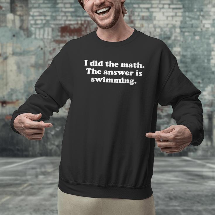 Swimming Or Swimmer Swim Coach Men Women Girls Boys Men Graphic Sweatshirt Swimming Or Swimmer Swim Coach Men Women Girls Boys Men Graphic Sweatshirt