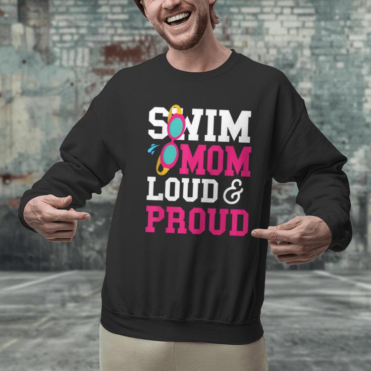 Swimming Swimmer Swim Mom Men Graphic Sweatshirt