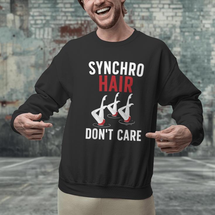 Synchronized Swimming Art For Men Women Synchronized Swim Men Graphic Sweatshirt