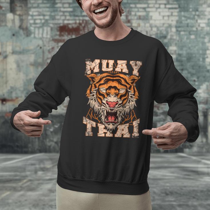 Tiger Asia Ninja Muay Thai Men Graphic Sweatshirt Tiger Asia Ninja Muay Thai Men Graphic Sweatshirt