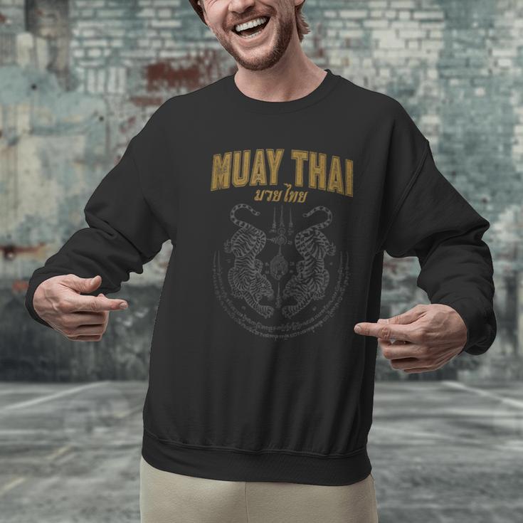 Twin Tiger Sak Yant Muay Thai Tank Top Men Graphic Sweatshirt Twin Tiger Sak Yant Muay Thai Tank Top Men Graphic Sweatshirt