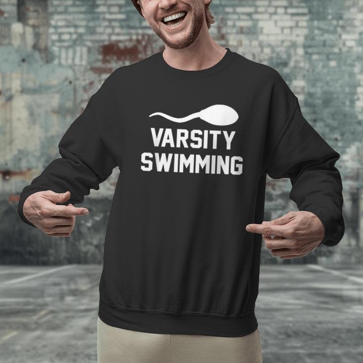 Varsity Swimming For Men Women Men Graphic Sweatshirt Varsity Swimming For Men Women Men Graphic Sweatshirt