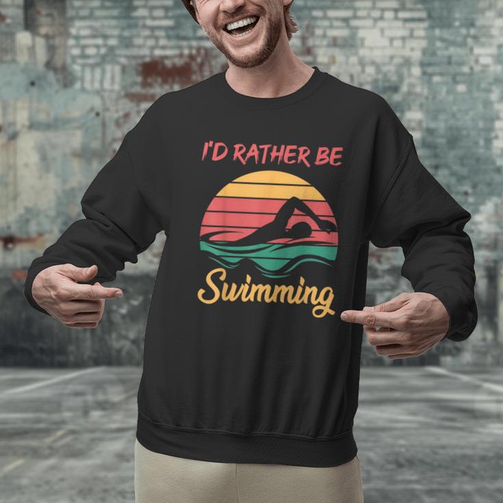 Water Rat Water Sports Hobby Swimming Club Swimming Men Graphic Sweatshirt Water Rat Water Sports Hobby Swimming Club Swimming Men Graphic Sweatshirt
