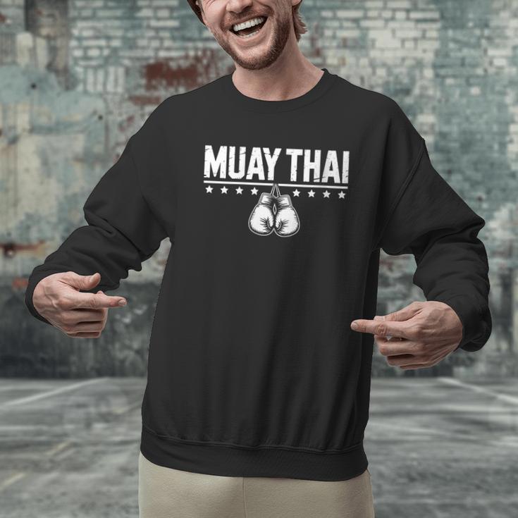 Women's Cute Muay Thai Art For Men Women Kids Muay Thai Lovers Men Graphic Sweatshirt