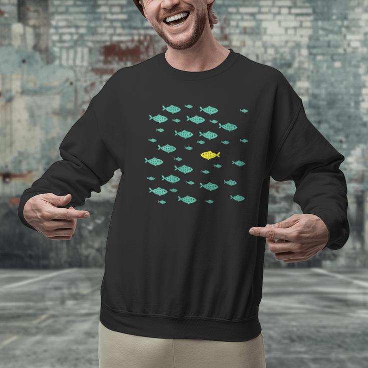 Women's Swimming Against The Current Motivational Inspiration Men Graphic Sweatshirt Women's Swimming Against The Current Motivational Inspiration Men Graphic Sweatshirt