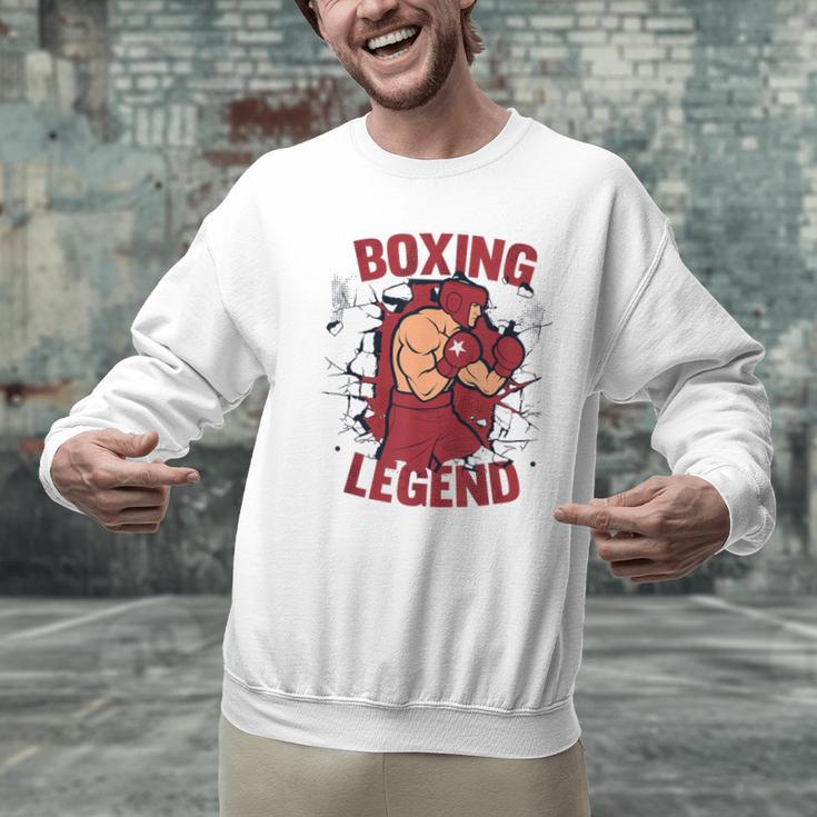 Boxing Legend Professional Boxer Muay Thai Boxing Men Graphic Sweatshirt Boxing Legend Professional Boxer Muay Thai Boxing Men Graphic Sweatshirt