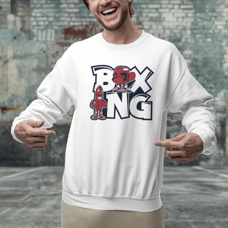 Boxing Professional Boxer Muay Thai Kickboxer Fan Boxing Men Graphic Sweatshirt