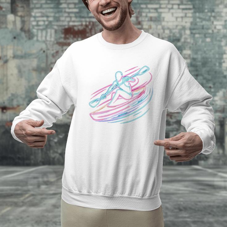 Canoe Canoeing Kayak Paddling Canoeist Men Graphic Sweatshirt