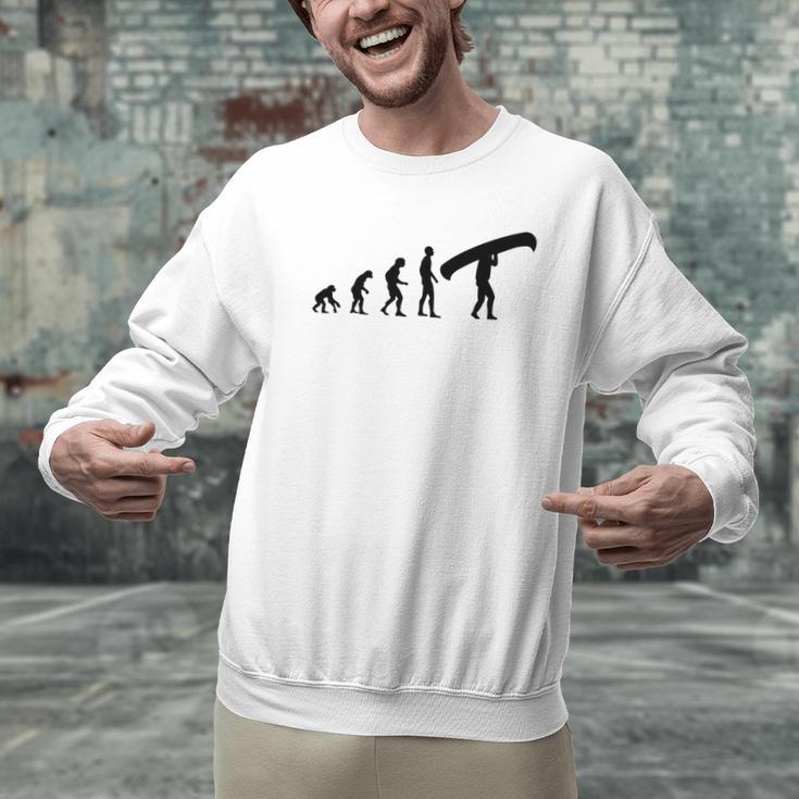 Canoe Evolution Canoeing Shirt T-Shirt Men Graphic Sweatshirt